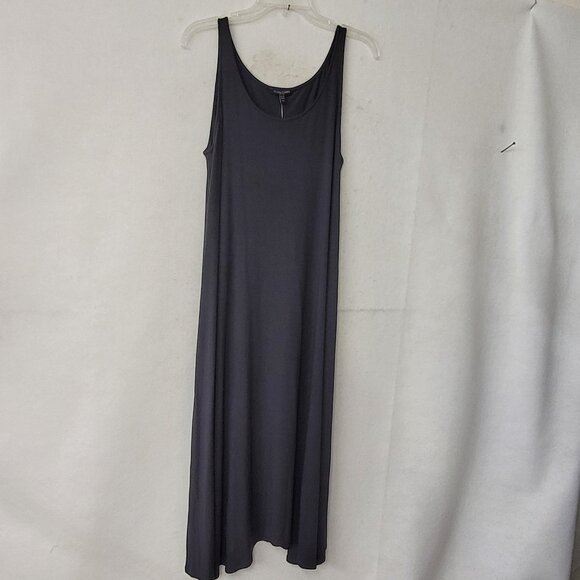 EILEEN FISHER New Organic‎ Rayon Scoop Neck Tank Dress Medium Petite Grey USA - Picture 11 of 14